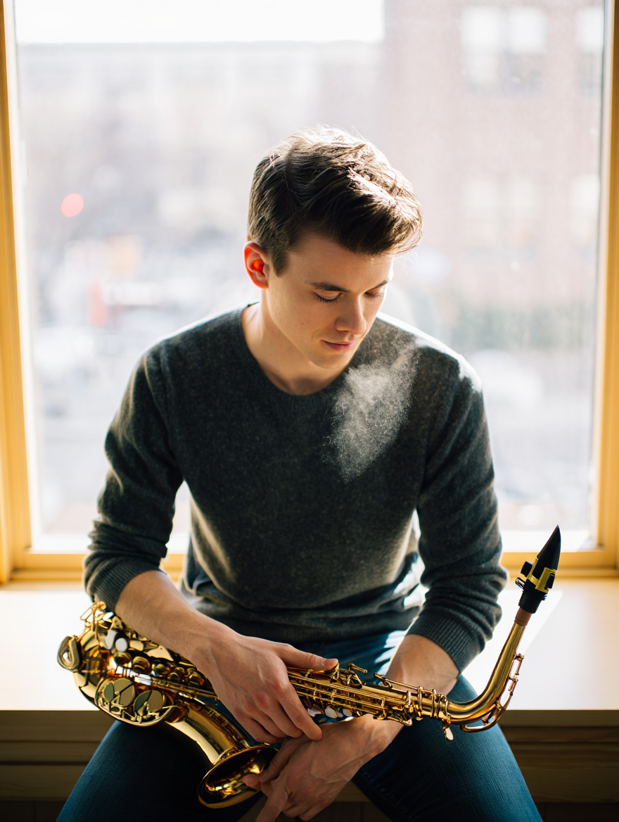 menu-03 saxophoniste-fen-tre